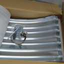 MOFEEZ Galvanized Raised Garden Bed Kit, 7x3x1 Ft Galvanized Planter Raised Beds, Oval Large Metal Raised Garden Beds Outdoor for Vegetables, Flowers, Herbs, and Fruits