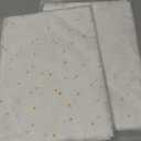 2 x White Floral Cotton Table Runner Boho Table Decor (12”x72”)