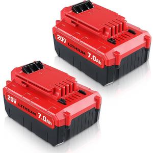2Pack 20V 7.0Ah Replacement for Porter Cable 20V Battery Lithium-ion Battery PCC685L PCC680L PCC682L PCC685LP Compatible with Porter Cable Battery 20V for Power Tool