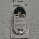 GE. 6ft. Micro USB. 2.0 Charging Cable,  Black