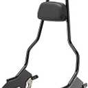 MoKitDora Sissy Bar 22.5" Passenger Detachable Backrest for 2018-later Softail Sport Glide FLSB Low Rider FXLR FXLRS FXLRST FXRST Models, Black