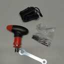 Multi Bit Ratchet Snowboard Screwdriver for Adjusting Bindings, Snowboard Multitool, Compact and Pocket Friendly