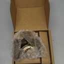 Keyed Entry Door Deadbolt with One Keyed Side and Twist-Knob Interior, 6-Way Adjustable Latch, Fits Standard Doors, Polished Brass  Design House, 727438 (Single Cylinder)