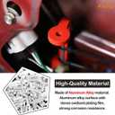 Car Tailgate Emergency Locks Holder Compatible with Toyota FJ Cruiser 2007-2021+, Tailgate Lock Switch Bracket, Rear Door Panel Forced Door Opening Switch Bracket Installation Replacement Accessories