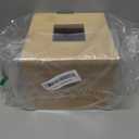 Tissue Box Cover, Square Tissue Box Holder, Bamboo Facial Paper Holder for Bathroom, Bedroom, Dinner Table, Office (1 Pack, 5.7 x 5.7 x 5.7 inch)