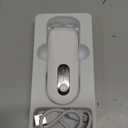 Heated Eyelash Curler for Natural Lashes 2-Level Adjustable Temperature Mini Electric Lash Curler Fast 3-Second Heat Up 24 Hours Long-Lasting Curl (White)