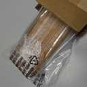 LazBlinds No Tools No Drill Bamboo Roller Shades, Cordless Bamboo Blinds, Light Filtering Roll Up Blinds for Windows, French Door, Porch or Patio, 26'' W x 40'' H, Squirrel