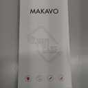 MAKAVO Magnetic for iPhone 17 Pro Max Case with Stand, Compatible with MagSafe, Slim Translucent Matte Military-Grade Drop Protection Phone Cover, Cosmic Orange