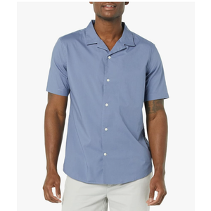 Vacation Cotton Button-Down Resort Shirt, Short Sleeve
, 2XL