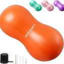 INPANY Peanut Ball - Anti Burst Exercise Ball for Labor Birthing, Physical Therapy for Kids, Core Strength, Flexible Seating, Home & Gym Fintness, Sensory Chair Wiggle Seat for Boys and Girls
