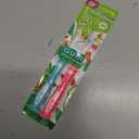GUM Sunstar Monsterz Kids’ Toothbrush W/Suction Cup, Ages 2+, Assorted Colors, 1 Dozen