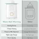 Momcozy Baby Bottle Warmer for Breast Milk Formula Food, Fullest Nutrients Preserved, Fast Heat, Night Light for Nighttime Breastfeeding, One-Touch Easy Use, Newborn Essentials Supplies Gift for Mom
