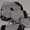 Compression Packing Cubes, Gonex Extensible Storage Mesh Bags Organizers (B: 6 PCS Black)
