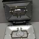 George Foreman 4-Serving Removable Plate Electric Grill and Panini Press, George Tough Non-Stick Coating, Drip Tray Catches Grease, Black