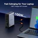 TobenONE 18 in 1 Laptop Docking Station 3 Monitors, Triple 4K Display with 3 HDMI, 9 USB Ports, Gigabit Ethernet, PD3.0, for Windows/Dell/Lenovo/HP/Thinkpad Laptops (No Power Adapter)