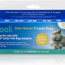 Cat Litter Pail Refills - Fits Litter Genie & Plus, Roll of 25 Bags