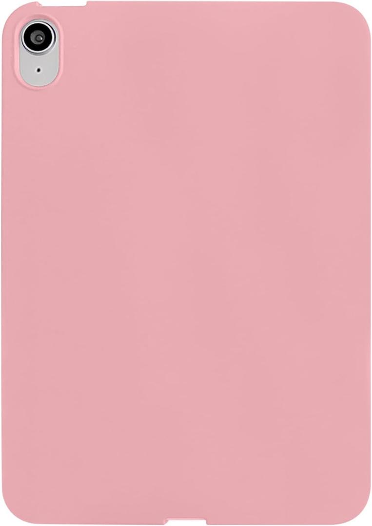 for Apple iPad Air 13 Inch Case M4/M3/M2 (2026/2025/2024), Ultra Slim Lightweight Soft TPU Back Shockproof Tablet Cover Anti-Scratch Impact Resistant Silicone Bumper Protective Shell, Pink