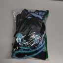 IVY&LANE No Pull Dog Harness for Medium Dogs, Dog Vest Harness with Leash, Safety Belt and Storage Strap, Fully Adjustable, 360 Reflective Strip, Soft Handle (Blue, M)