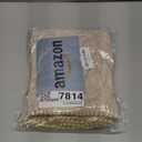 decorUhome Spring Chenille Soft Cozy Throw Pillow Covers 20x20 Set of 2, Modern Farmhouse Boho Velvet Decorative Pillow Cases with Stitched Edge for Couch Sofa Bed Home Decor, Beige