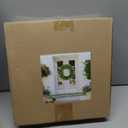 Spring Summer Boxwoods Green Wreath for Front Door Decor, 18-20Inch Greenery Artificial All Seasons Wreaths for Wall Window Porch Home Farmhouse Outdoor Outside Indoor Hanging Decorations