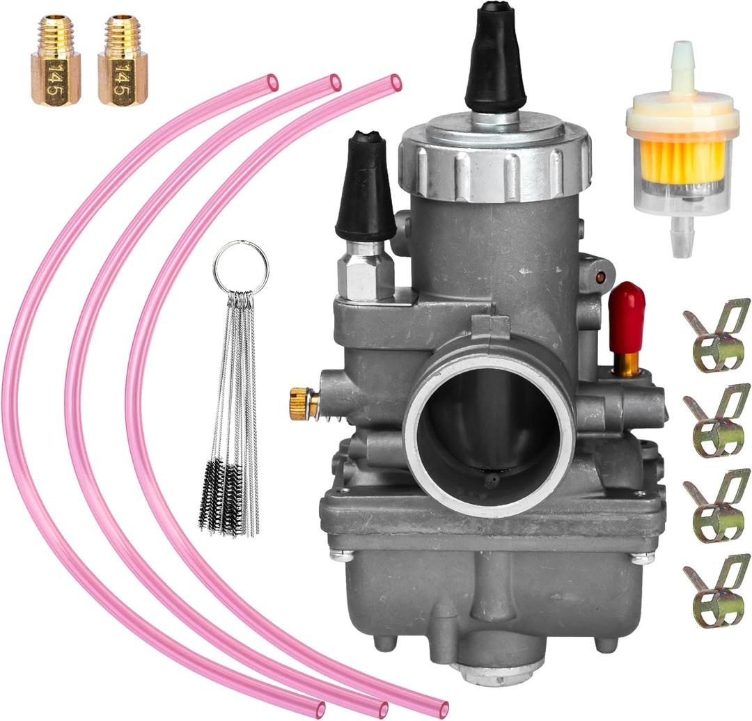 BlueStars Carburetor Kit - Compatible with Polaris Trail Boss Trail Blazer 250 350L 400 Big Boss 300 400L Xplorer Xpress 250 400 400L Sport Scrambler Sportsman 400 400L
