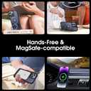 CASEKOO Designed for iPhone 14 Pro Max Case with Magnetic Invisible Stand [Military Drop Protection] [Compatible with MagSafe] Shockproof Slim Translucent Matte Promax Case 6.7", Black