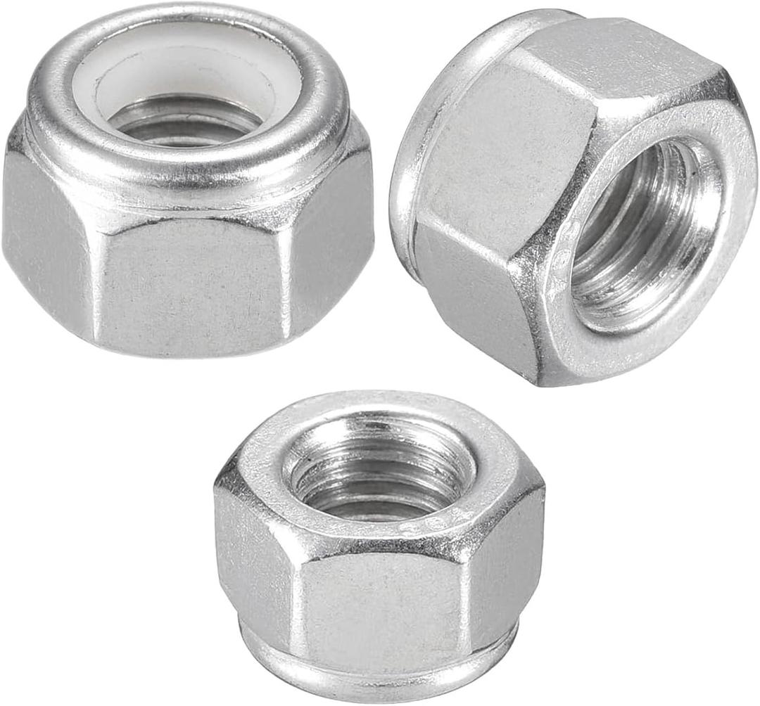 3 x 20Pieces 1/2"-13 Inch Nylon Lock Nuts,SpzcdZa 304(A2-70) Stainless Steel LockNuts for Industrial and Construction Fasteners;Standard Metric Thread Nylock Nuts 3 x 20Pieces 1/2"-13 Inch Nylon Lock Nuts,SpzcdZa 304(A2-70) Stainless Steel LockNuts for Industrial and Construction Fasteners;Standard Metric Thread Nylock Nuts