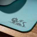 FreeFall SV Base Control+ v2, Firm Consistent Gaming Mouse Pad, Steady Control, L Size, Humidity Resistant, Anti Slip SV Base, Light Blue