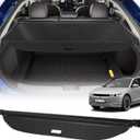 AUXMART Retractable Trunk Cargo Cover for Hyundai Ioniq 5 2022-2026 with Carbon Fiber Finish Aluminum Alloy Storage Panel, Easy Install, Waterproof & Scratch-Resistant