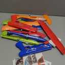 Fuwidvia 4 Pack Airplane Launcher Toys, 2 Flight Modes LED Foam Plane Toy for Boys, Outdoor Flying Toys Birthday Gifts for Boys Girl 4 5 6 7 8 9 10 11 12 Year Old (Red&green&orange&blue)