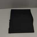 Simplebrand Black Sheer Curtains 84 Inches Long, Light Filtering Rod Pocket Solid Color Window Sheer Curtain Panels, Elegant Curtains & Drapes for Living Room, Bedroom 2 Panels (Black, 42" W x 84" L)