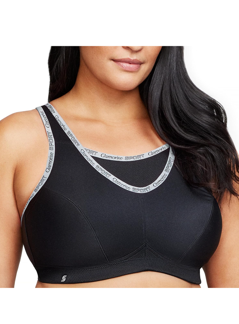 Glamorise Women's No-bounce Camisole Sports Bra Wirefree #1066, Size 40H