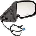 Dorman 955-1275 Passenger Side Power Door Mirror - Heated / Folding Compatible with Select Chevrolet / GMC Models, Black