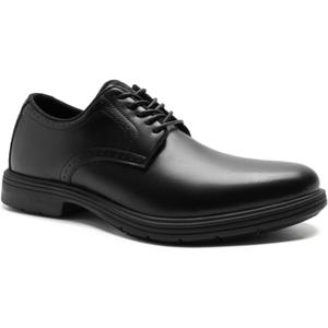 Orthopedic Business Leather Dress Shoes: Casual Arch Support Foot Pain Relief Sneakers, Flat Feet Plantar Fasciitis Supportive Wingtip Formal Dating Wedding Patent Tuxedo Oxfords Black Size 13