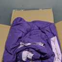 Homelike Moment Comforter King Size - Purple Duvet Insert Down Alternative Bed King Comforter, Lightweight Bedding Comforters Quilted Soft All Season Reversible Plum/Light Purple