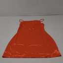 Women's Satin Sleeveless Spaghetti Strap Mini Dress Sexy Slip Cowl Neck Silky Cocktail Party Dresses Size L