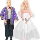 Fashion Dolls Set, Stylish Twin 12 Inch Doll Toy, Trendy Outfits for Fashionable Play, Perfect Good Gift