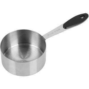 1/2 Cup Magnetic Grips Stainless Steel Measuring Cup -1PC