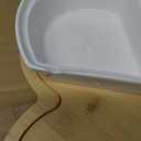 yarlung Lazy Susan Divided Serving Dishes Appetizer Tray, 5 Removable Ceramic Snack Bowls with Lids and Bamboo Platter, Relish Tray Nuts Dishes for Chips, Fruits, Candy