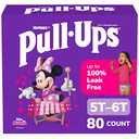 PullUps Girls' Potty Training Pants, Size 5T6T Training Underwear (46+ lbs), 80 Count (2 Packs of 40)