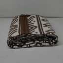 MontVoo Outdoor Rug Carpet Waterproof 5x8 Outdoor Patio Rug Mat Reverisble Plastic Straw Outdoor Rug for RV Camping Picnic Beach Balcony Boho Beige Brown