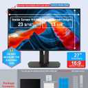 PYS 27 Inch Monitor Privacy Screen for 16:9 Widescreen Monitor, 2 Pack