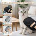 Upgraded 4 Pack Pet Hair Removal Gloves for Cats Dogs, Reusable Electrostatic Pet Hair Remover Gloves, Dual Use for Pet Grooming & Furniture Cleaning, for Couch, Carpet, Clothes, Car Seats | Five-finger flexible fit Cost-effective vs lint roller Rinse clean instantly Scenario-separated use Bath & massage compatible