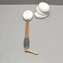 Slick- Lotion Applicator with 3 Extra Pads, 17 Inch, Back Applicator Lotion, Certified Organic, Easy Reach Washable, Self Tanner for All Skin Tone (Grey Grip)