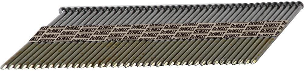 DEWALT Framing Nails, Paper Tape, 30-Degree, Smooth Shank, Bright Finish, Off-Set Round Head, 2 3/8-Inch x .113-Inch, 5000-Pack (DPT-8D113FH)