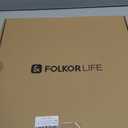 FOLKOR LIFE 16x16 Metal Picture Frame with Mat for 12x12, Antique Brass