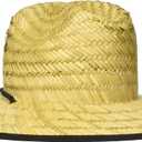 Billabong Women's Tipton Straw Lifeguard Hat, Structured Construction with Printed Fabric Lining Under Brim (Beige)