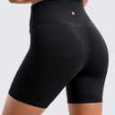 BAYDI Clouduxi Biker Shorts for Women 6" High Waisted Workout Gym Running Shorts Womens Buttery Soft Yoga Pants (Blue, M)