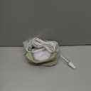 Newbealer Travel Iron with Dual Voltage - 120V/220V Lightweight Dry Iron for Clothes (No Steam), Non-Stick Ceramic Soleplate, 302 Heat Press Machine, w/Spray Bottle, Pouch & Silicone Stand (White)