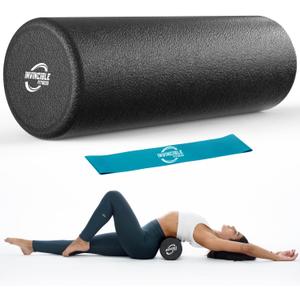 Invincible Fitness EPP Foam Roller for Deep Tissue Massage  Enhance Recovery, Relieve Pain, and Boost Mobility for a Stronger, Healthier You (Black)